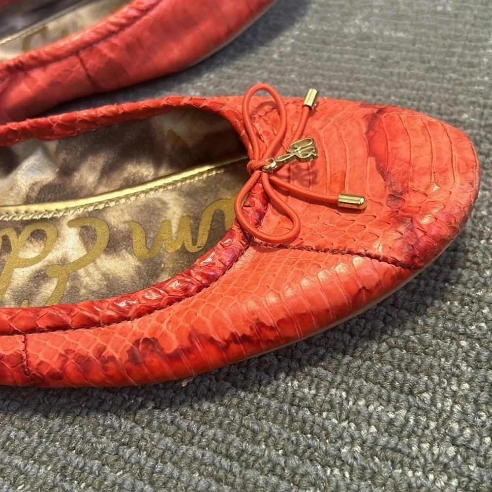 Sam Edelman croc flat